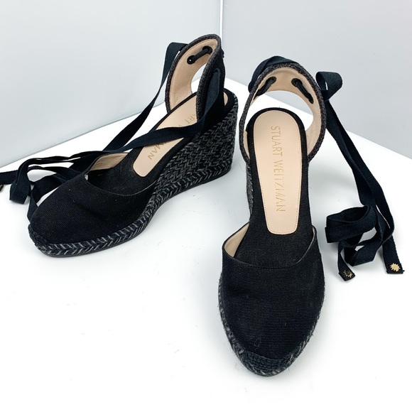 Stuart Weitzman Marguerita Wedge Espadrilles - Picture 3 of 9